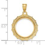 2008 $5 American Buffalo Prong Set Coin Bezel