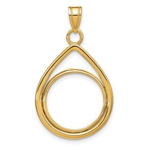 2008 American Buffalo Gold Coin Bezel Pendant