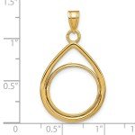 2008 American Buffalo Gold Coin Bezel Pendant
