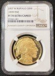 2007-W $50 American Gold Buffalo - NGC PF70