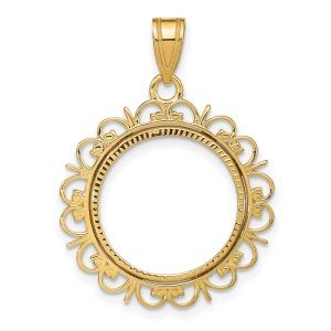 2008 $5 1/10 oz American Buffalo Coin Bezel