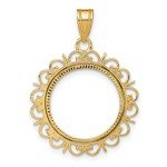 2008 $5 1/10 oz American Buffalo Coin Bezel