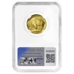 2008-W Burnished $10 Gold Buffalo Coin MS70