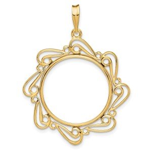 2008 $10 1/4 oz American Buffalo Gold Coin Bezel