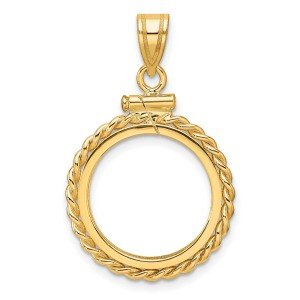 2008 $5 American Buffalo Gold Coin Bezel 14k