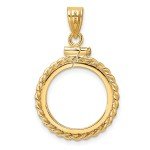 2008 $5 American Buffalo Gold Coin Bezel 14k