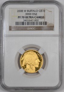 2008-W Gold Buffalo 1/4 oz Proof Coin