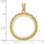 2008 $10 1/4 oz American Buffalo Gold Coin Bezel