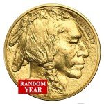 1 oz .9999 Gold American Buffalo Coin - Random Year