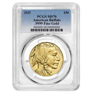 2025 $50 American Gold Buffalo Coin MS70