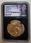2024 Trump Signature $50 American Buffalo Coin MS 70