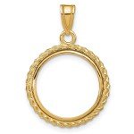 2008 $5 American Buffalo Gold Coin Bezel