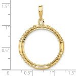 2008 1/4 oz American Buffalo Gold Coin Bezel