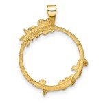 2008 1/10 oz Gold American Buffalo Coin Bezel