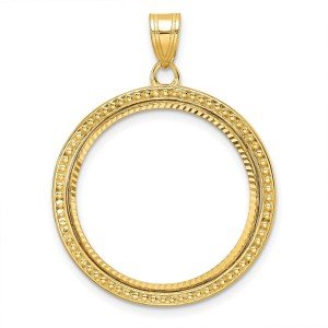 2008 $10 1/4 oz American Buffalo Coin Bezel