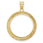 2008 $10 1/4 oz American Buffalo Coin Bezel