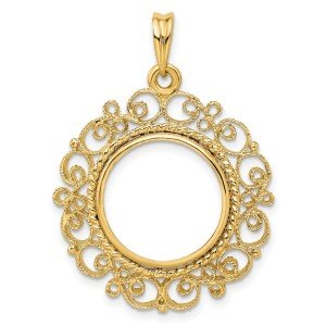 2008 American Buffalo Gold Coin with 14k Bezel