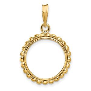 2008 $5 American Buffalo Gold Coin Bezel