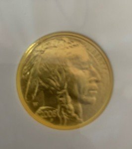 2008-W Gold Buffalo Coin 1/2 oz MS-70