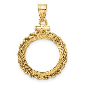 2008 $5 American Buffalo 1/10 oz Coin Bezel