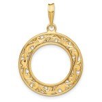 2008 $5 American Buffalo Gold Coin Filigree Bezel