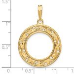 2008 $5 American Buffalo Gold Coin Filigree Bezel