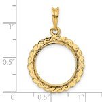 2008 $5 American Buffalo Coin Bezel in 14k Gold