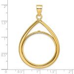 2008 $25 American Buffalo Gold Teardrop Bezel