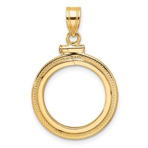 2008 $5 1/10 oz American Buffalo Coin Bezel