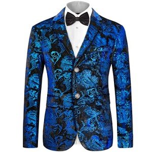 Stylish Floral Suit Jacket for Men