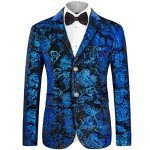 Stylish Floral Suit Jacket for Men
