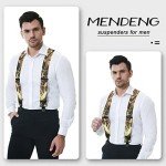 Men's Camo Suspenders with Heavy Duty Clips