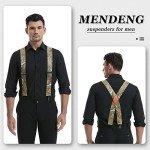 Men's Camo Suspenders with Heavy Duty Clips