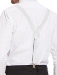 Men's Adjustable Y-Shape Suspenders with Strong Clips