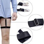 Men's Non-Slip Shirt Stays with Locking Clamps