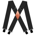 Men’s Heavy Duty Adjustable X-Back Suspenders