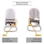 Men's Non-Slip Shirt Stays with Locking Clamps