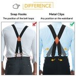Men’s Heavy Duty Adjustable X-Back Suspenders