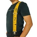 Men's 2" Wide Adjustable Elastic Suspender Braces