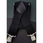 Men's Heavy Duty Adjustable X-Style Suspenders