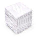 Ohuhu Men's Soft Cotton Handkerchiefs - 6 Pack