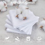 Ohuhu Men's Soft Cotton Handkerchiefs - 6 Pack