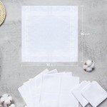 Ohuhu Men's Soft Cotton Handkerchiefs - 6 Pack