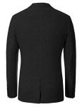 Men's Lightweight Slim Fit Black Linen Blazer