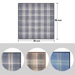 12-Pack Cotton Handkerchiefs for Men - Classic Styles