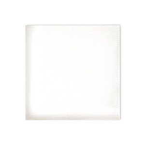 Men's 100% Silk Ivory Pocket Square - 12"x12