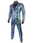 Men's Metallic Sequin Blazer and Pant Set