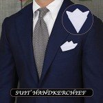 Men's Cotton White Handkerchiefs Set of 12