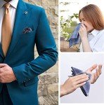 12-Pack Cotton Handkerchiefs for Men - Classic Styles