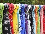 Assorted Dark Cotton Bandanas - 6-Pack Set